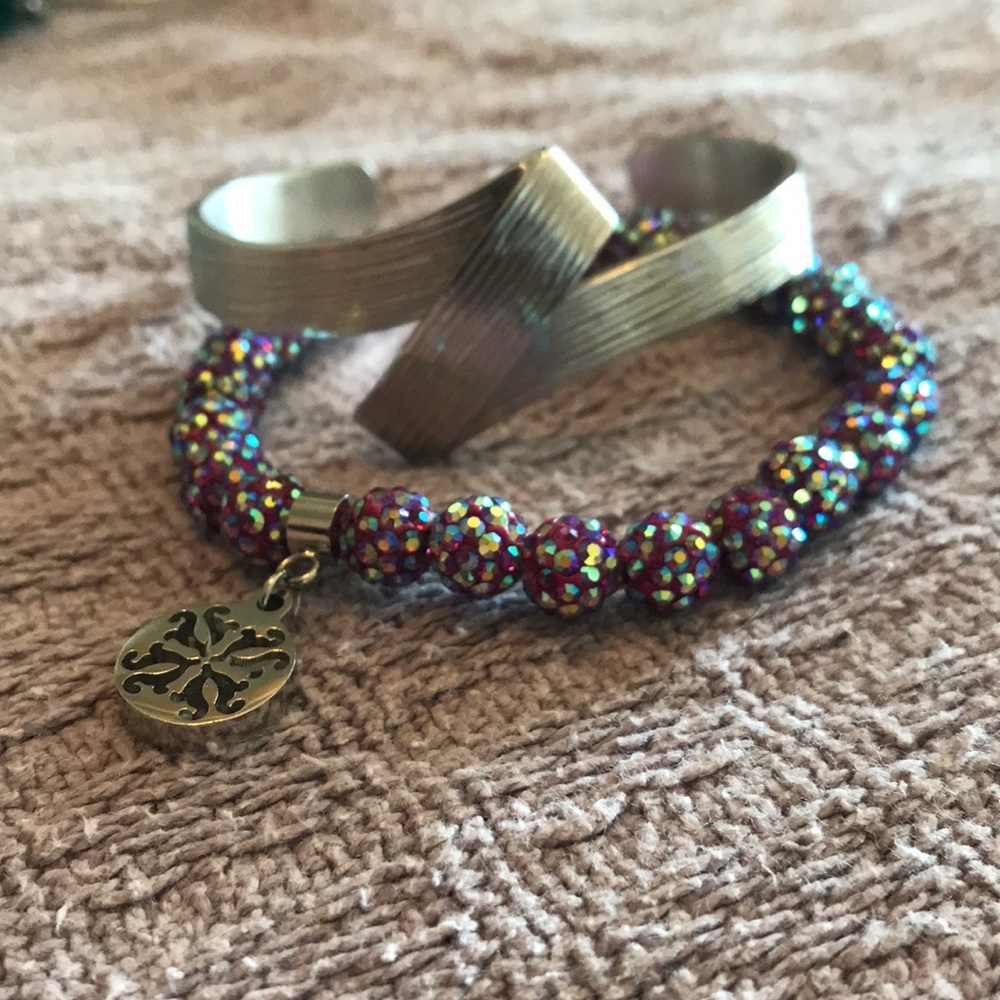 Rustic cuff set. - Picture 2 of 2